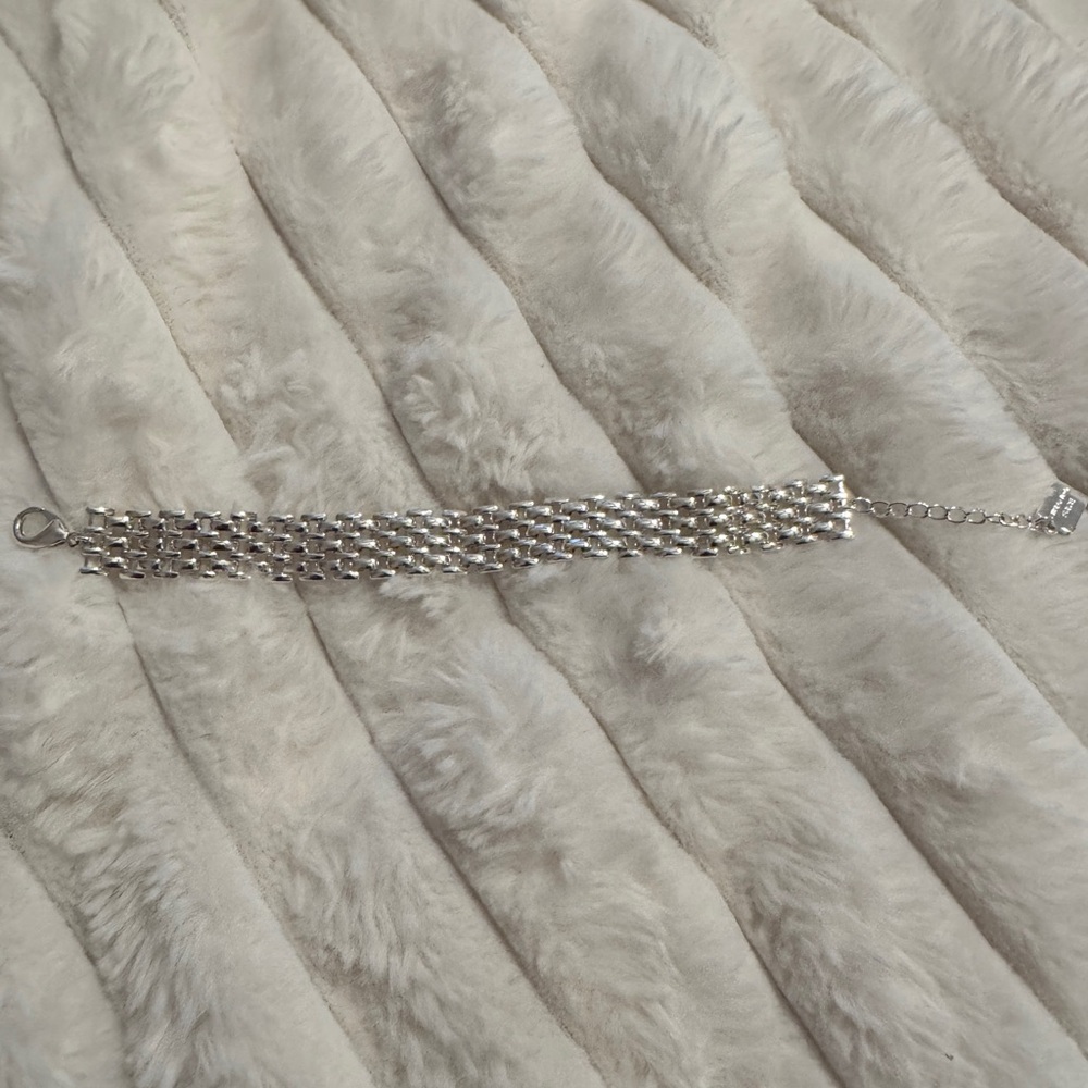 Miranda Frye watch link bracelet - silver
